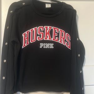 Victoria Secret Pink Nebraska Huskers sweatshirt